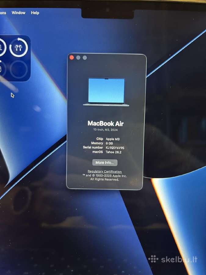 MacBook Air 15 M3 - nuotraukos Nr. 4