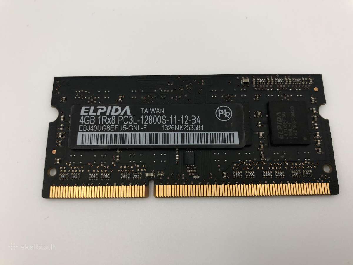 Parduodu 3x4gb Ddr3l RAM nešiojamam kompiuteriui - nuotraukos Nr. 4
