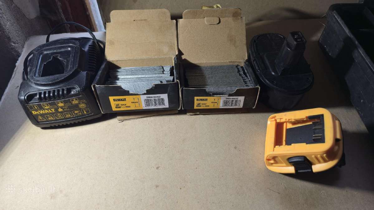 Dewalt Dc618 + adapteris + vinys - nuotraukos Nr. 7