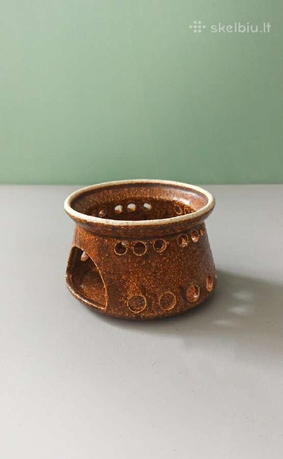 Keraminė žvakidė, aukštis 6cm - nuotraukos Nr. 2