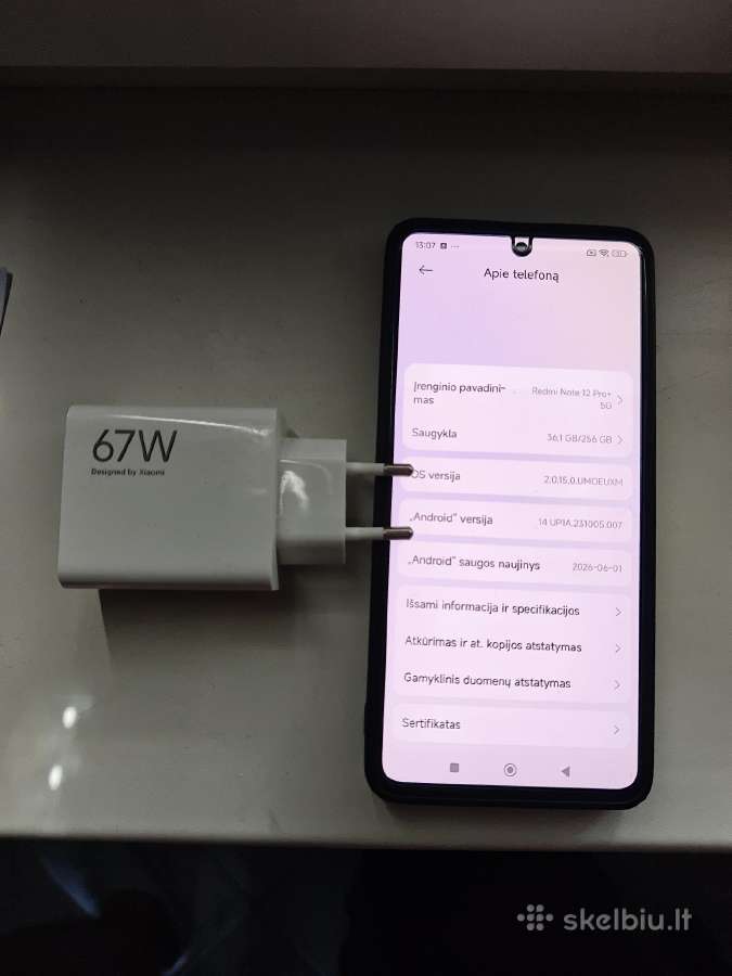 Redmi note 12 pro + 5G - nuotraukos Nr. 4