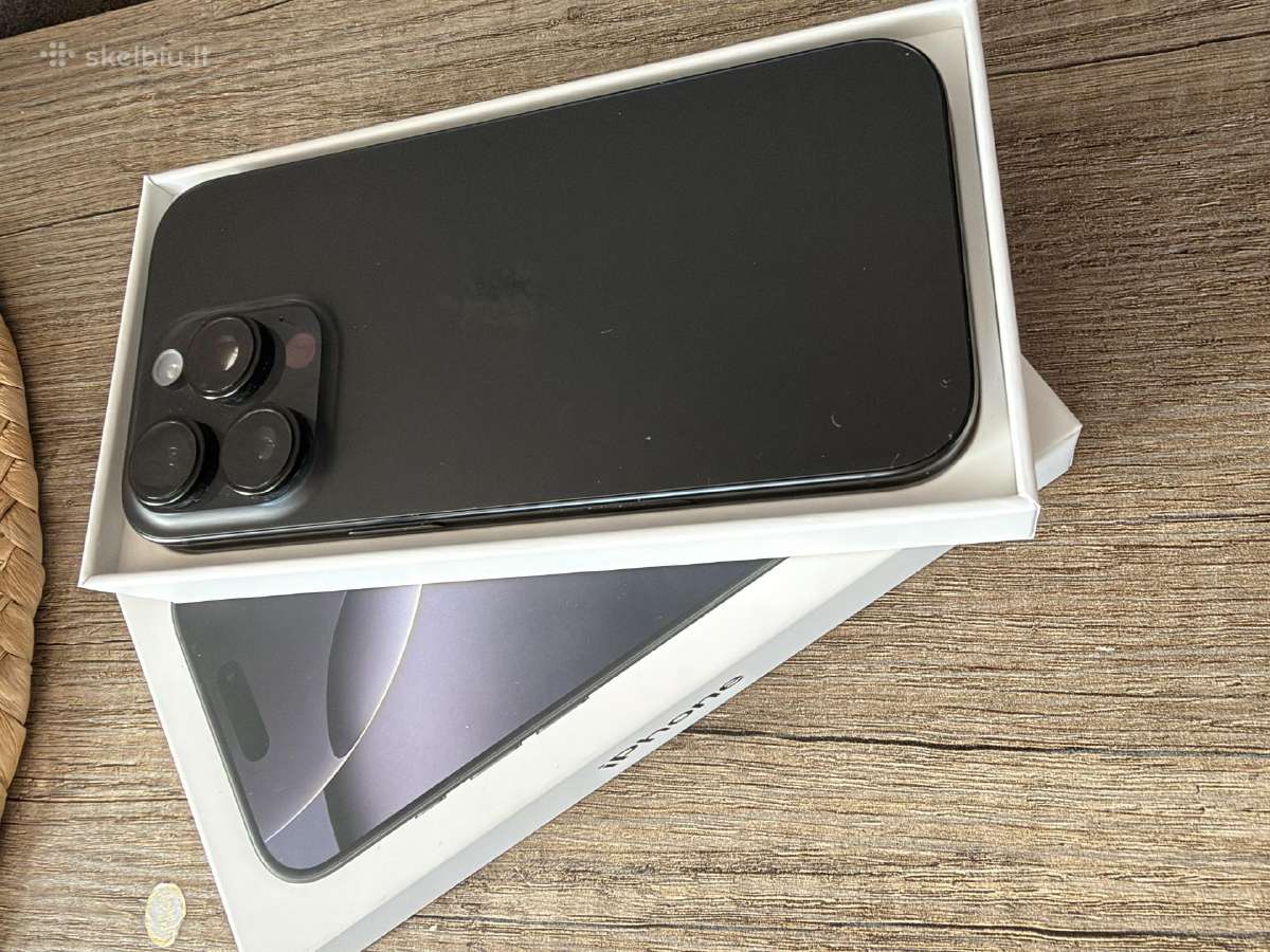 iPhone 16 Pro black - nuotraukos Nr. 2