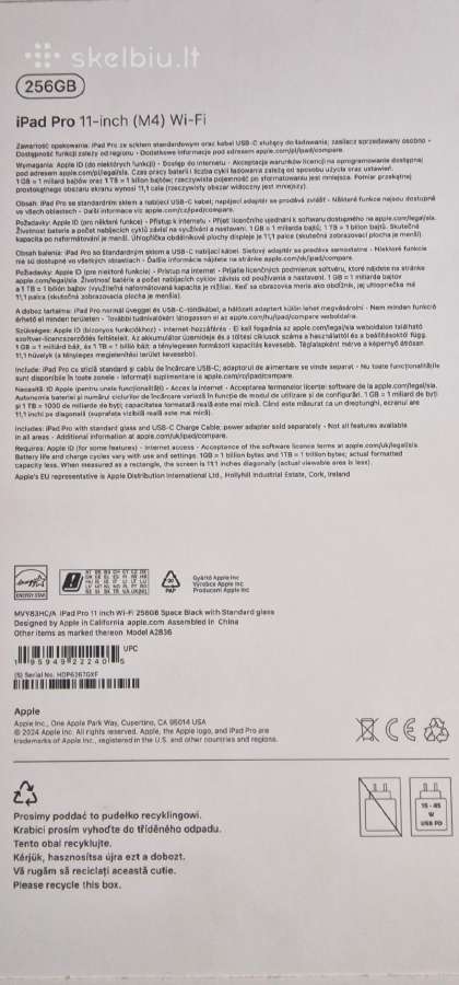 Parduodu iPad 11-inch (M4) Wi-fi - nuotraukos Nr. 5