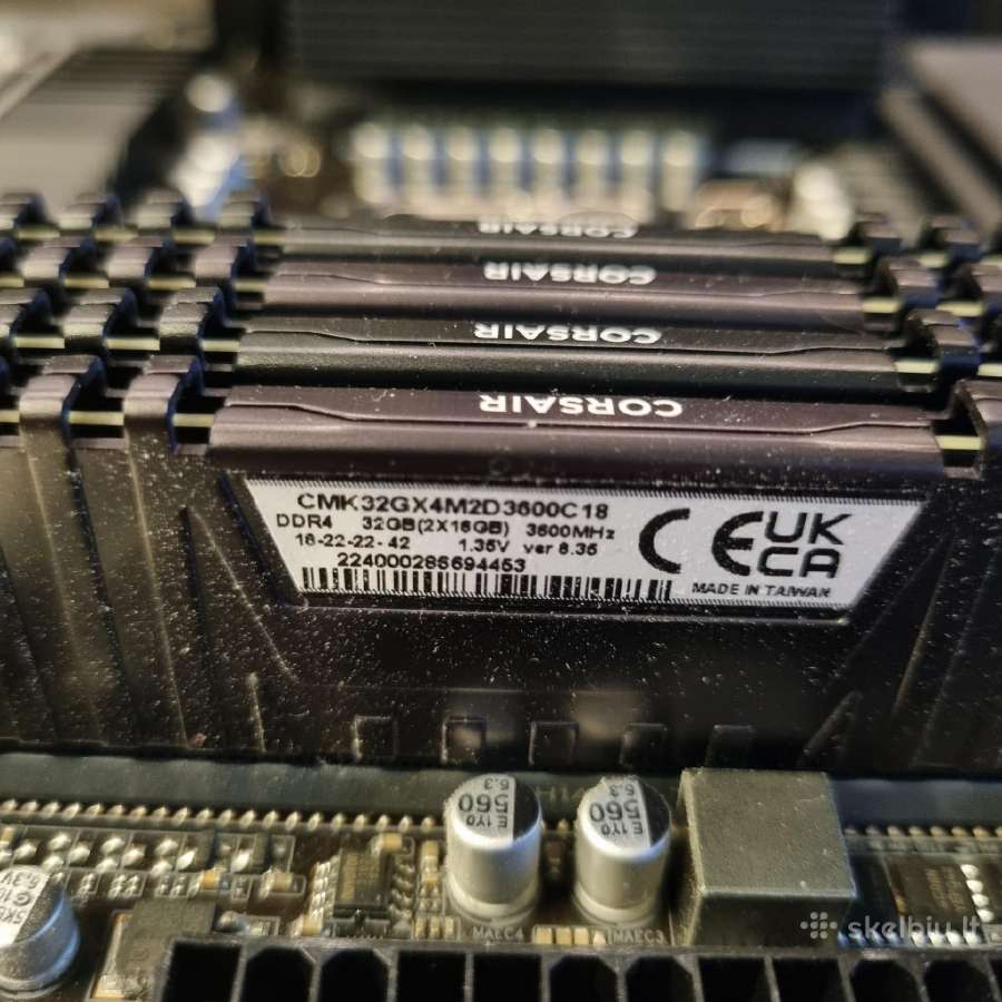 Corsair Vengeance Lpx 4x16gb Ddr4 3600mhz - nuotraukos Nr. 2