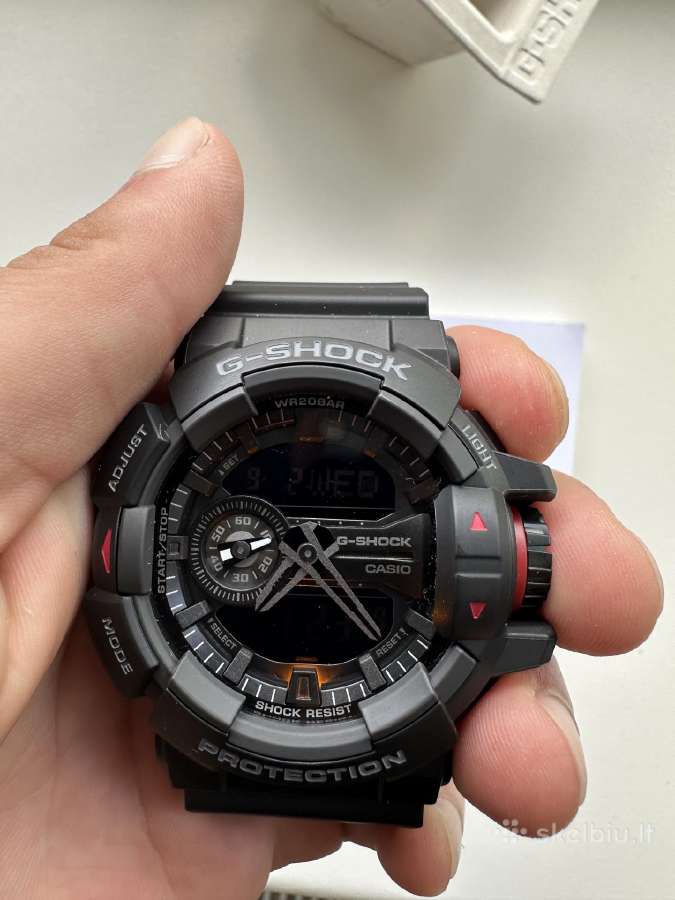 Casio G-shock Ga-400-1bdr vyriškas laikrodis - nuotraukos Nr. 2