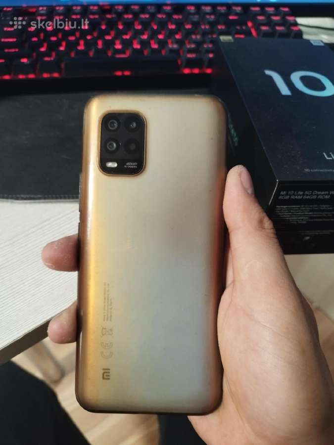 Xiaomi mi 10 lite 5G 6/64gb - nuotraukos Nr. 3