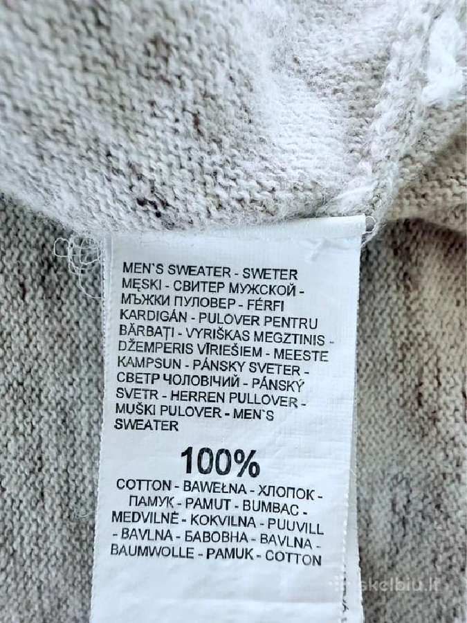 Reserved Henley stiliaus medvilninis megztinis XL - nuotraukos Nr. 6