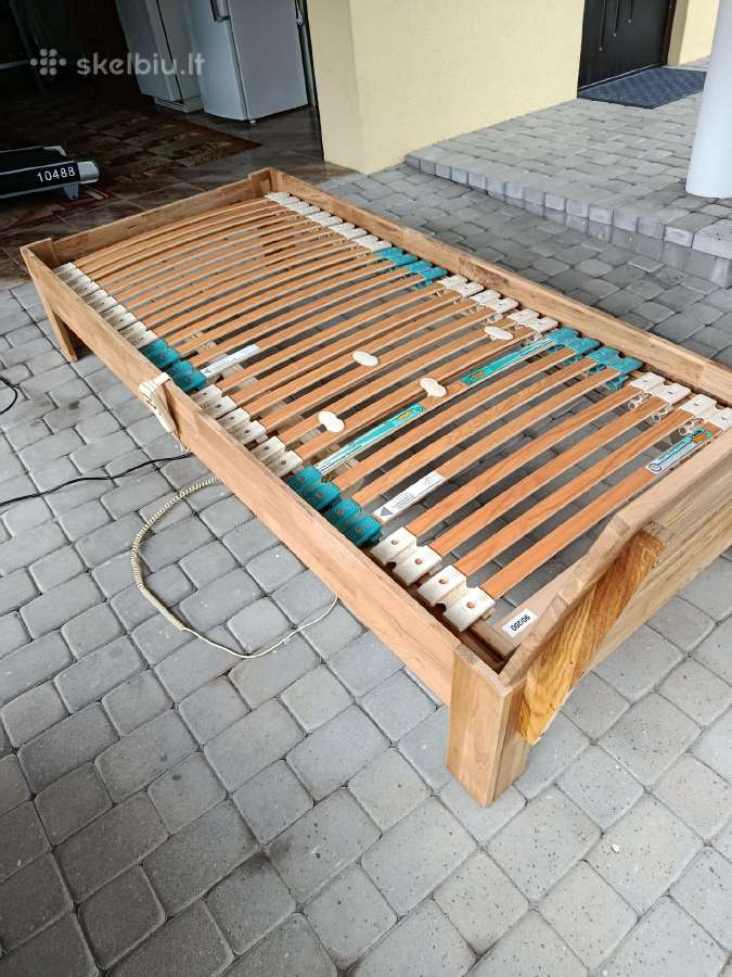 Vokiška funkcinė elektra valdoma lova su čiužiniu - nuotraukos Nr. 4