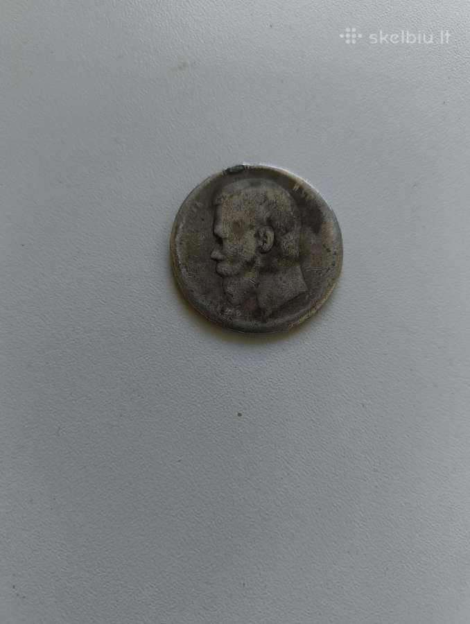 1 Rublis.sidabras 900.1898 metai Originalus.zr. fo - nuotraukos Nr. 2