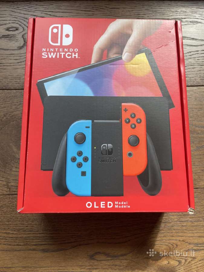 Nintendo Switch Oled – 2 žaidimai, dėklas - nuotraukos Nr. 2