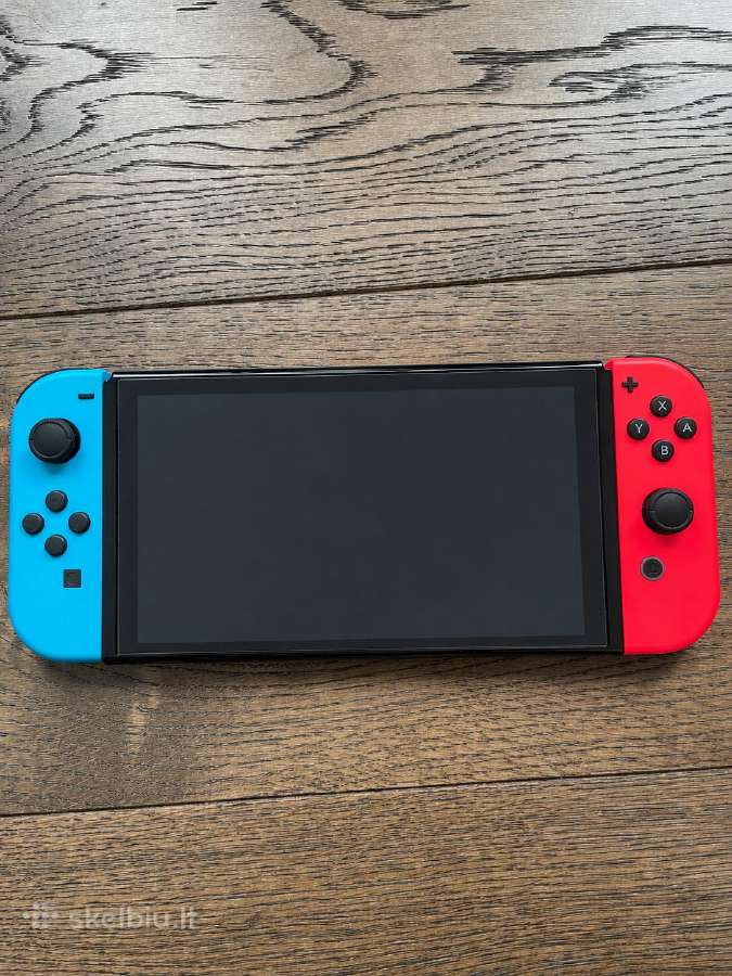 Nintendo Switch Oled – 2 žaidimai, dėklas - nuotraukos Nr. 3