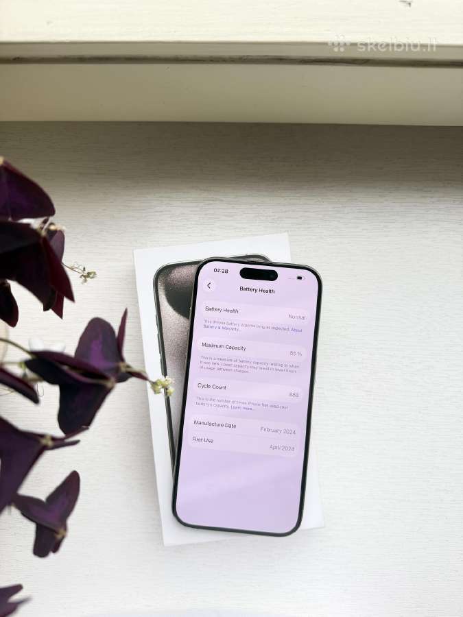 Apple iPhone 15 pro 256gb - nuotraukos Nr. 11