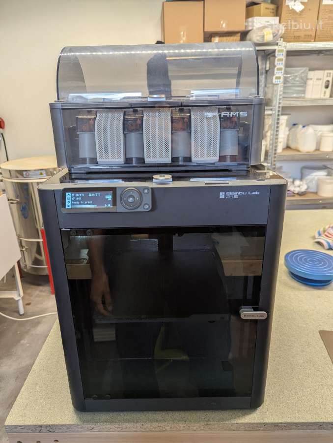 Bambu lab p1s su Ams 3D spausdintuvas - nuotraukos Nr. 2