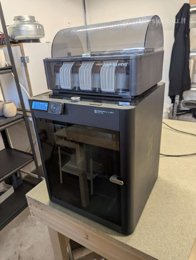 Bambu lab p1s su Ams 3D spausdintuvas - nuotraukos Nr. 3