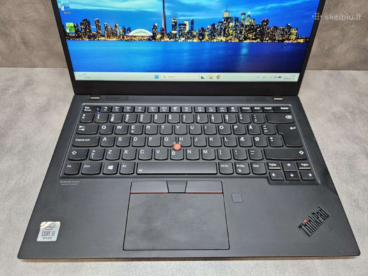 Thinkpad X1/ i5-10210u/8ram/256ssd/14.0" Fhd Ips - nuotraukos Nr. 2