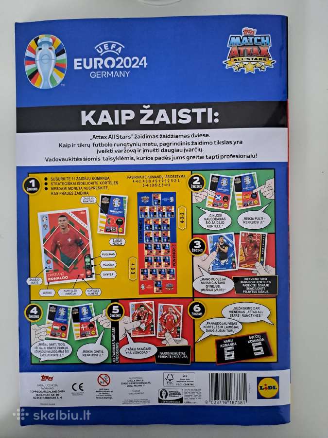Topps Match Attax All Stars Uefa Euro 2024 - nuotraukos Nr. 6