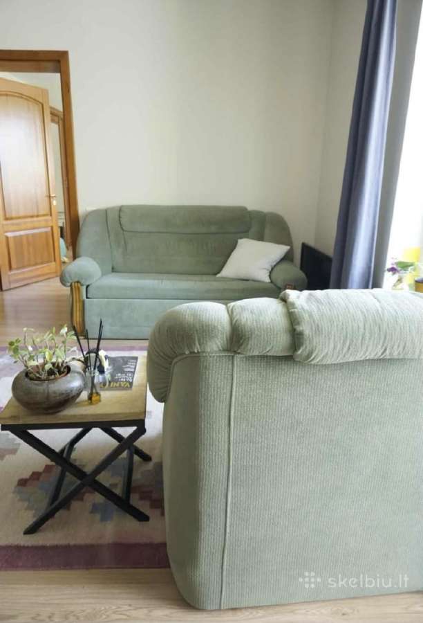 Minkštų baldų komplektas sofa-lova ir fotelis - nuotraukos Nr. 2
