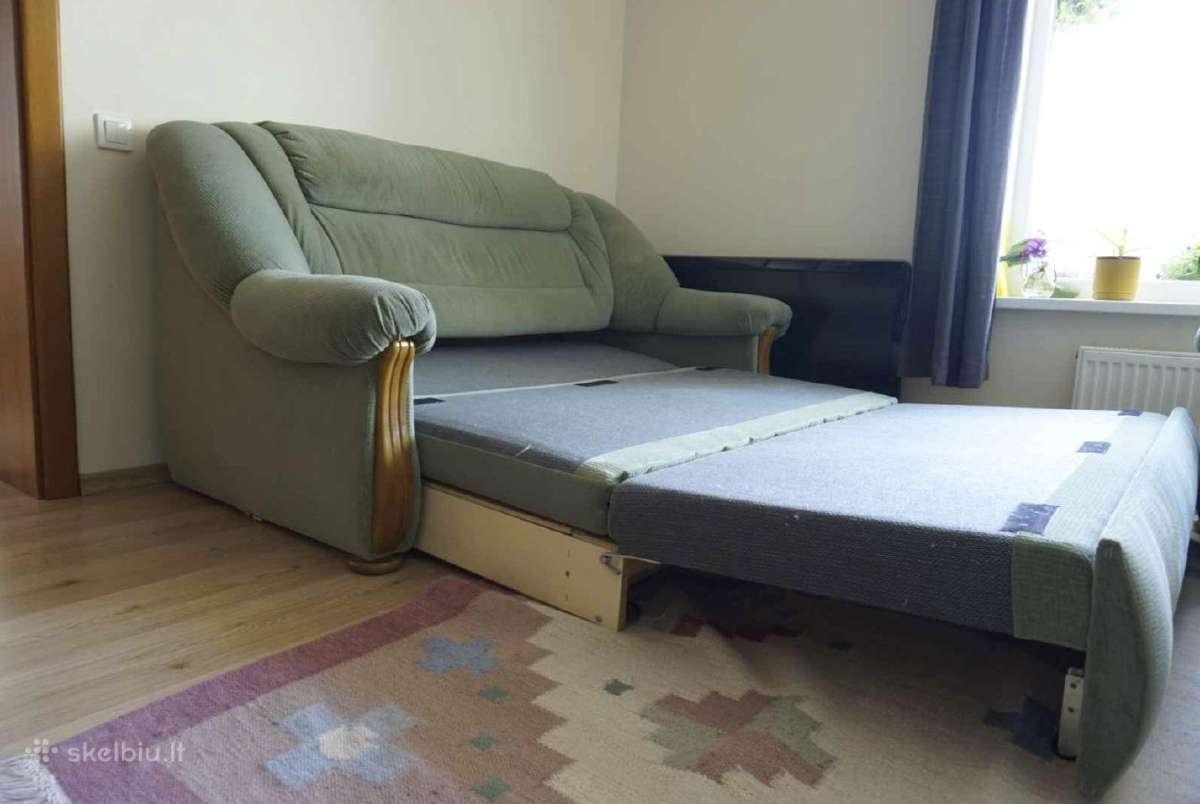 Minkštų baldų komplektas sofa-lova ir fotelis - nuotraukos Nr. 3