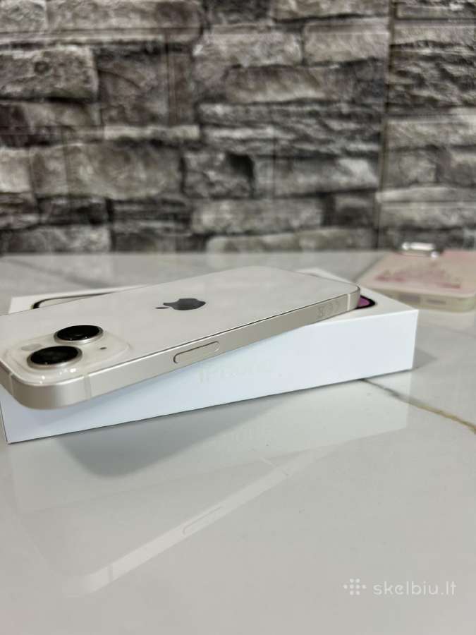 iPhone 14 white 128gb 85% - nuotraukos Nr. 2