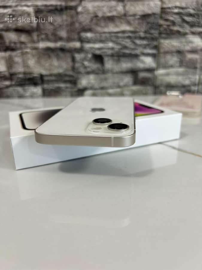 iPhone 14 white 128gb 85% - nuotraukos Nr. 6