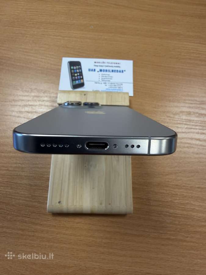 iPhone 16 Pro 128gb Natural Titanium Kaina 670eur - nuotraukos Nr. 5