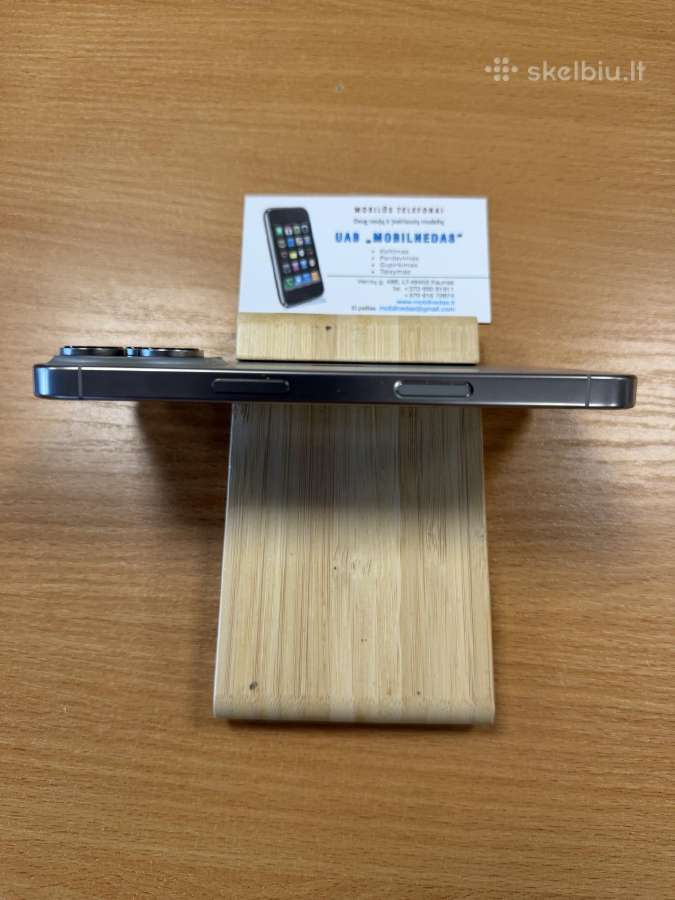 iPhone 16 Pro 128gb Natural Titanium Kaina 670eur - nuotraukos Nr. 6