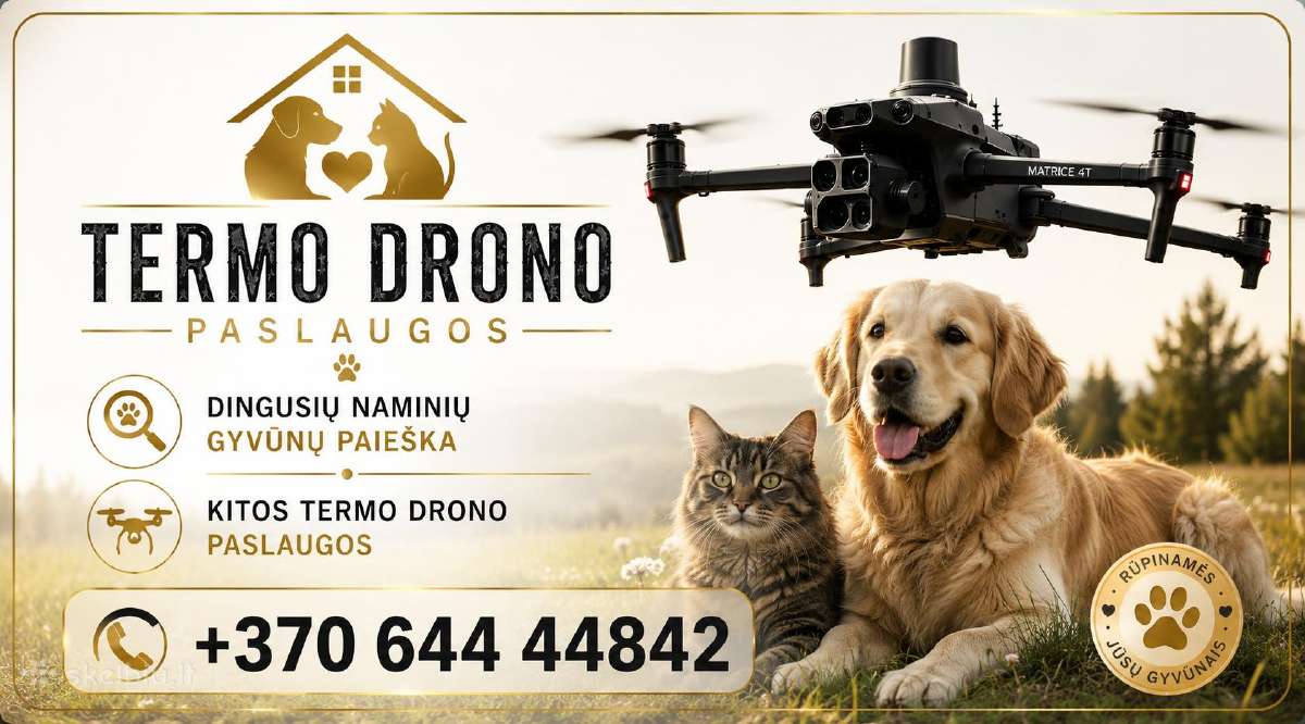 Zveriu paieska, saules paneliu patikra termo dronu - nuotraukos Nr. 2