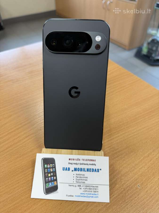 Google Pixel 10 Pro XL 1tb Obsidian Kaina 760eur - nuotraukos Nr. 2