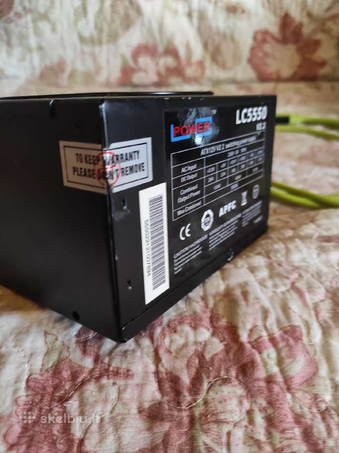 Maitinimo blokas Lc-power Lc5550 V2.2 550w - nuotraukos Nr. 3
