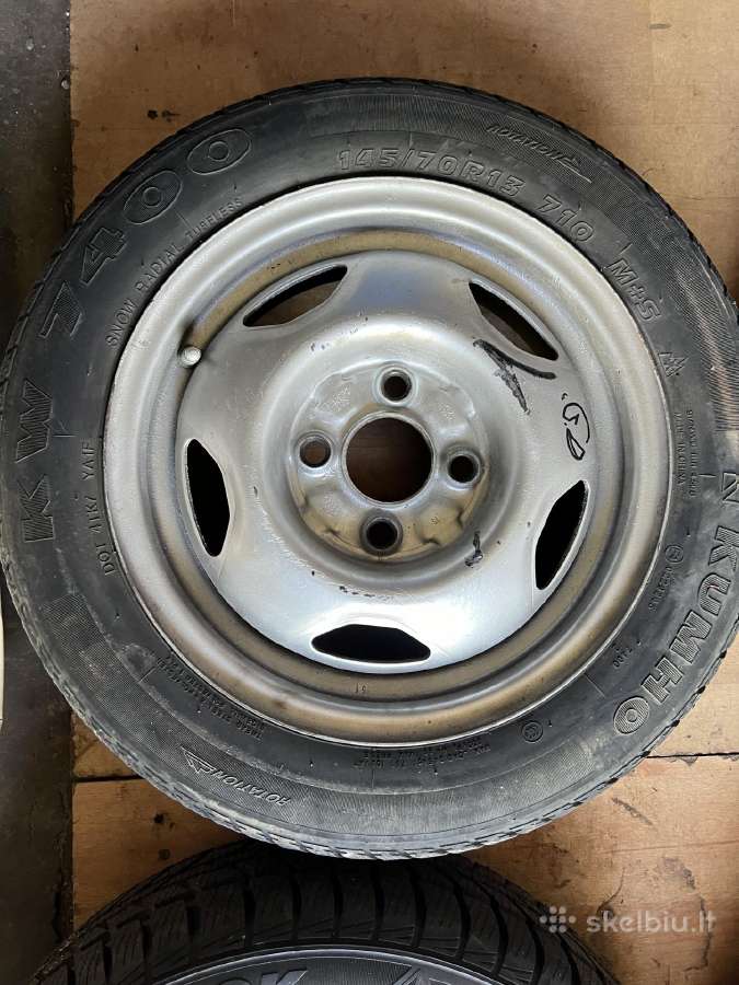 VW polo ratlankiai su padangomis - nuotraukos Nr. 4