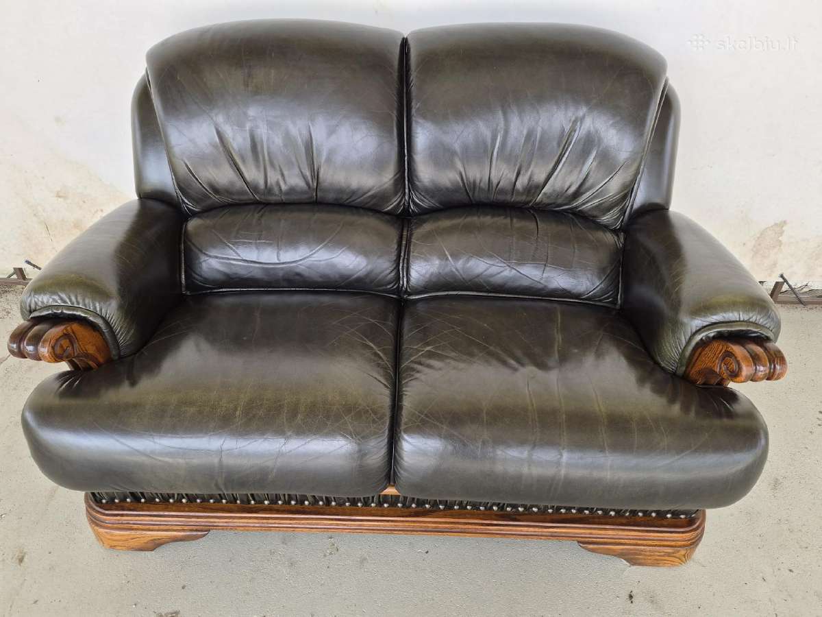 Odinė sofa - nuotraukos Nr. 2