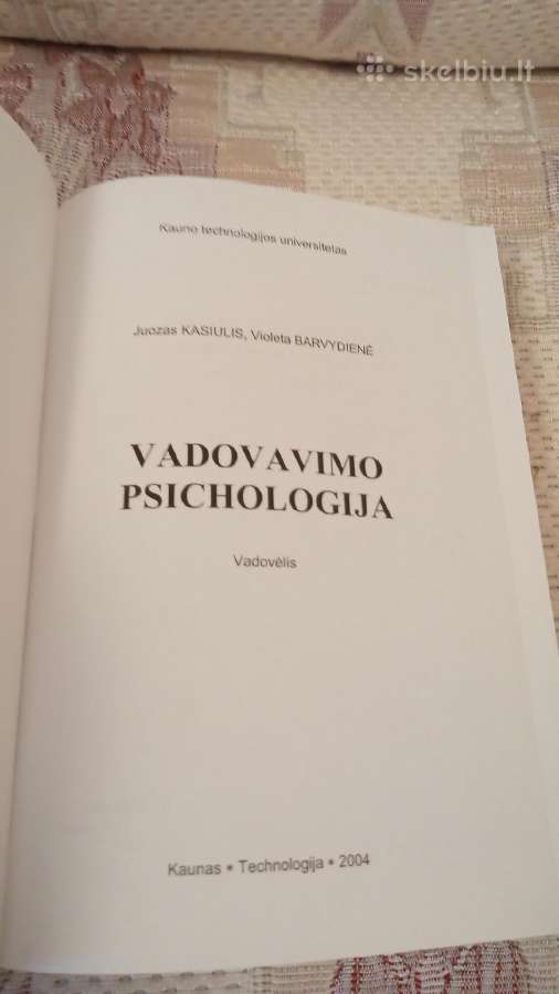 Vadovavimo psichologija - nuotraukos Nr. 2
