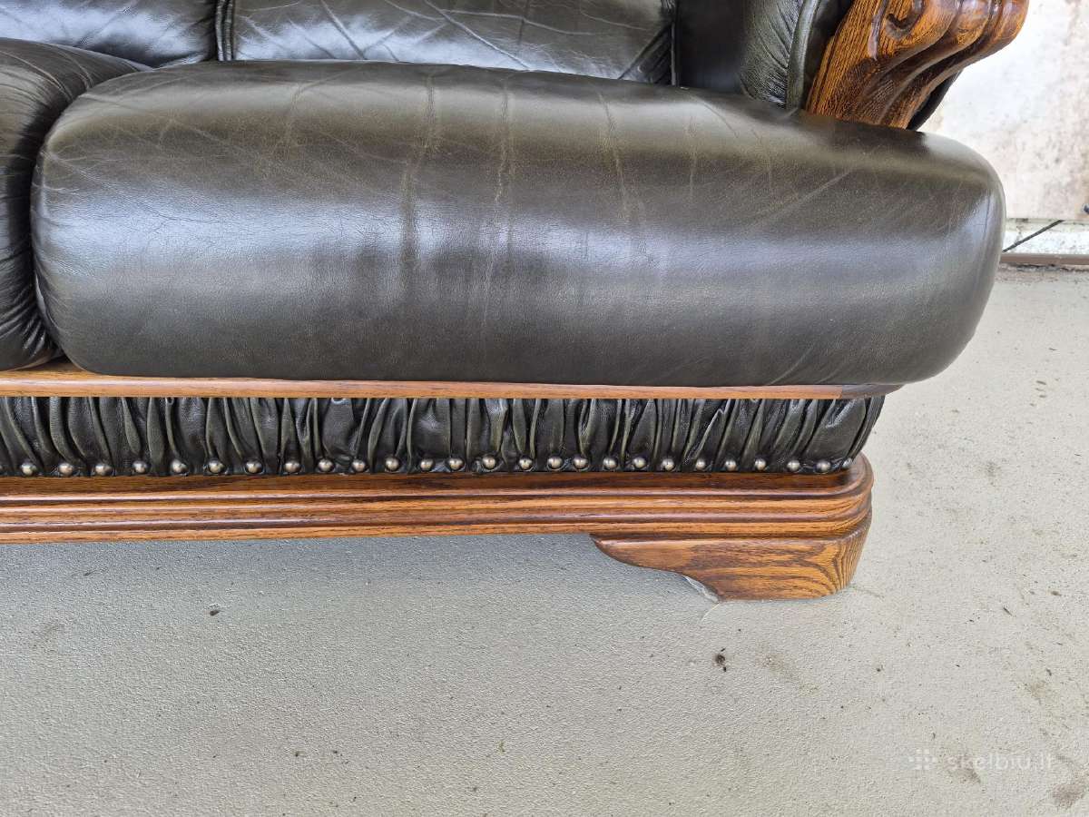 Odinė sofa - nuotraukos Nr. 5