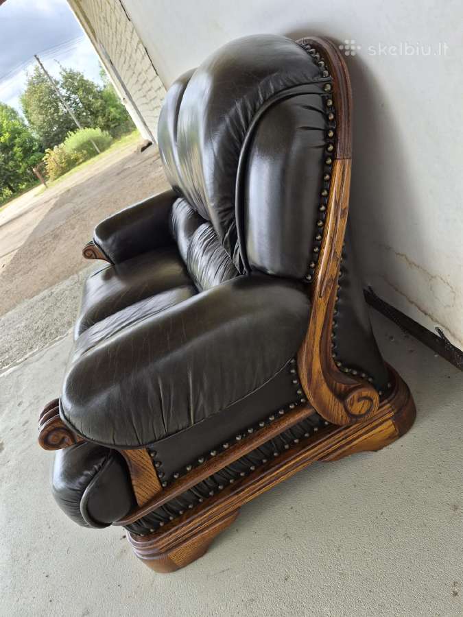 Odinė sofa - nuotraukos Nr. 6