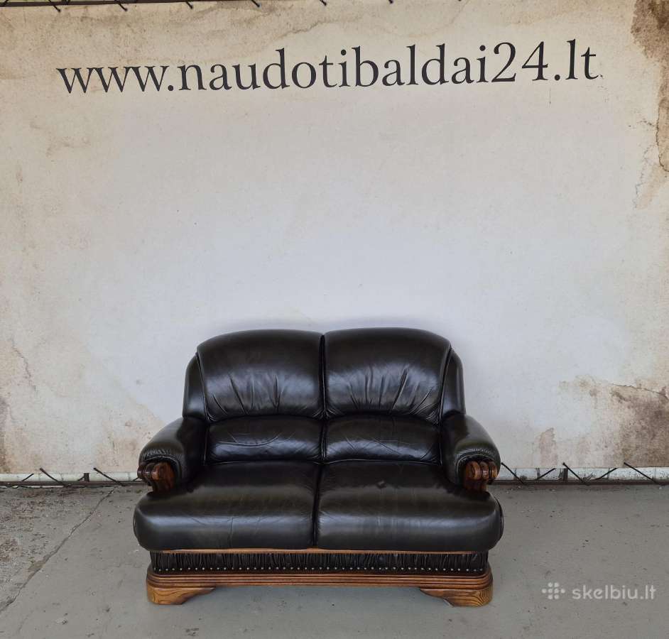 Odinė sofa - nuotraukos Nr. 8