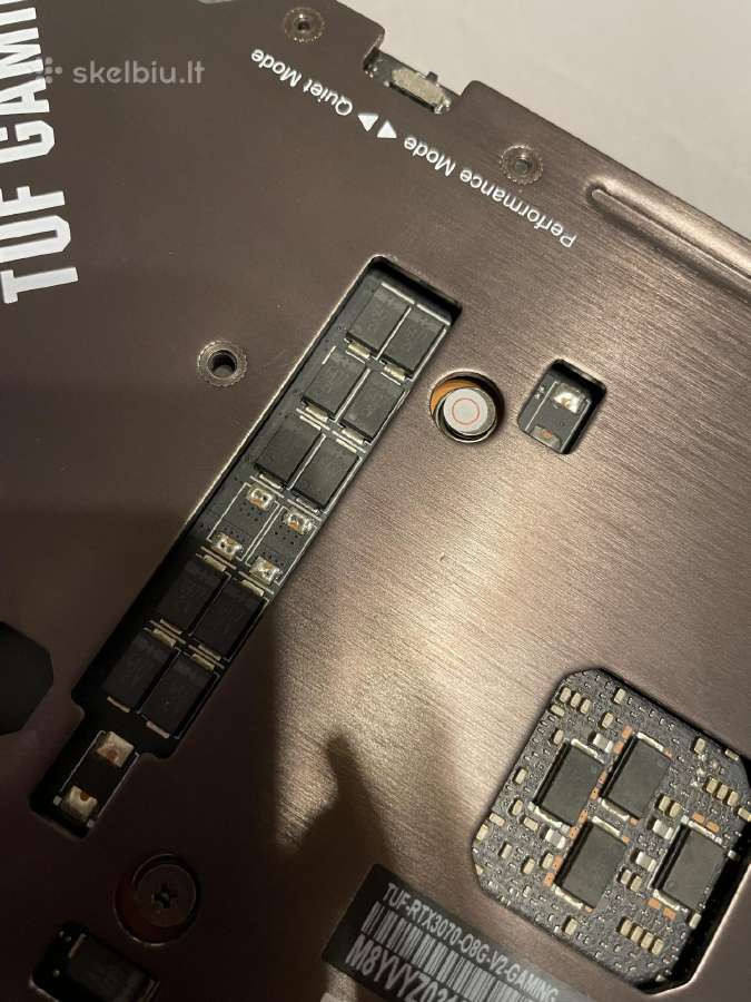 Asus Tuf Gaming Geforce Rtx 3070 v2 8 GB Gddr6 - nuotraukos Nr. 5