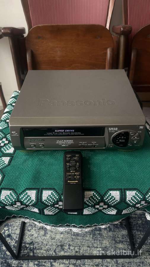 Panasonic Nvsr58 Multi-system Vcr & remote - nuotraukos Nr. 9