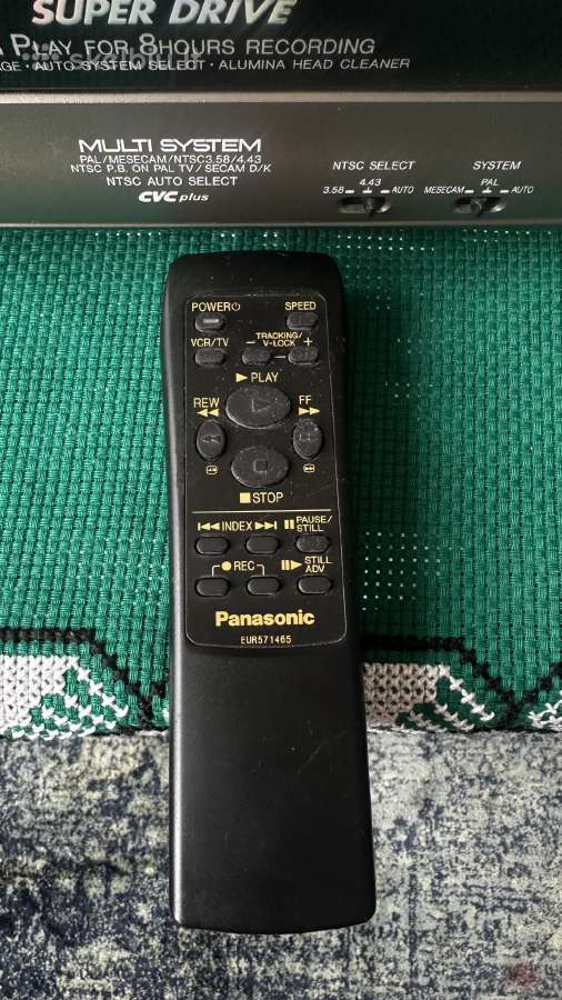 Panasonic Nvsr58 Multi-system Vcr & remote - nuotraukos Nr. 10