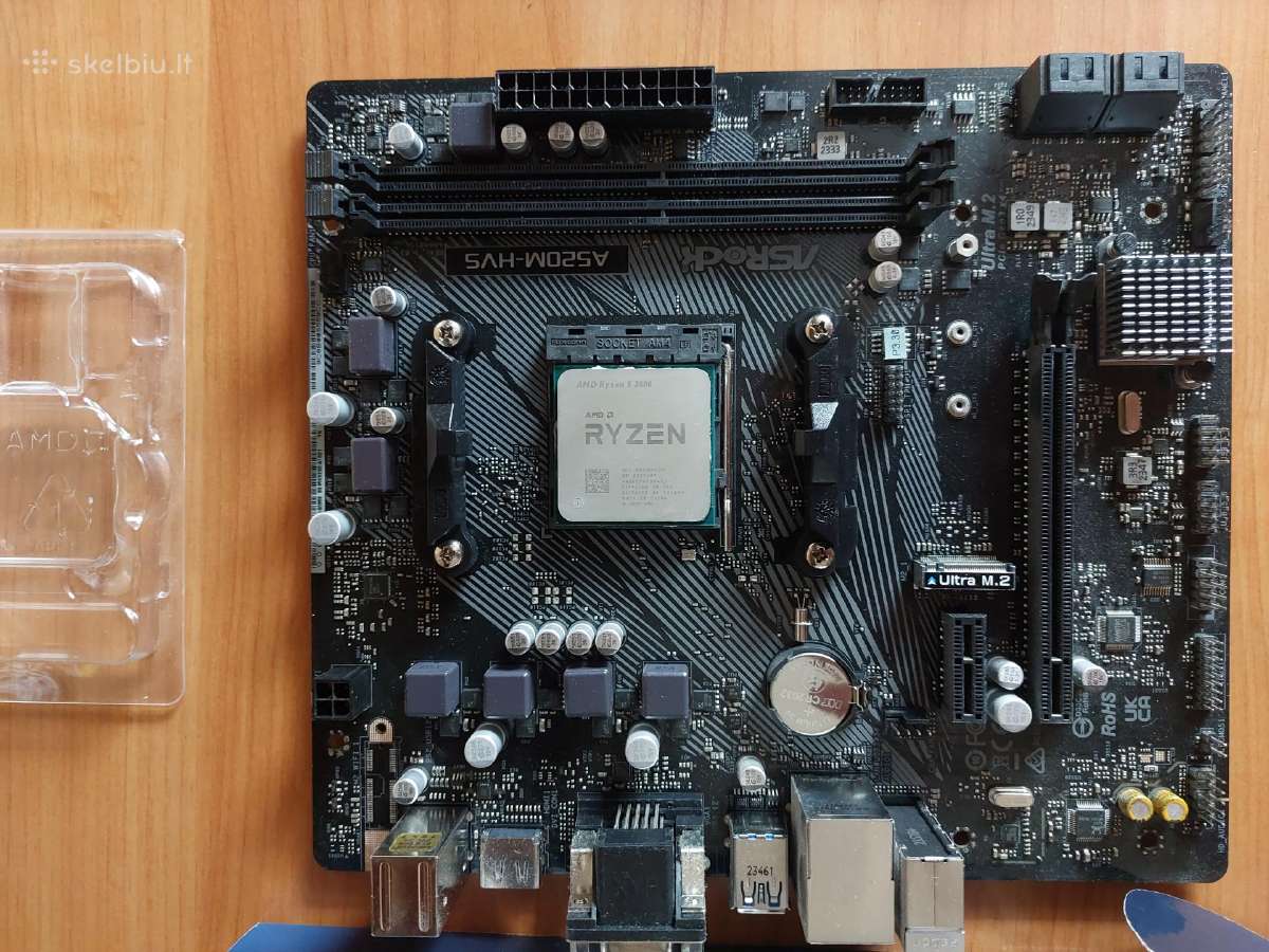 A520m-hvs su Ryzen 5 3600 - nuotraukos Nr. 3