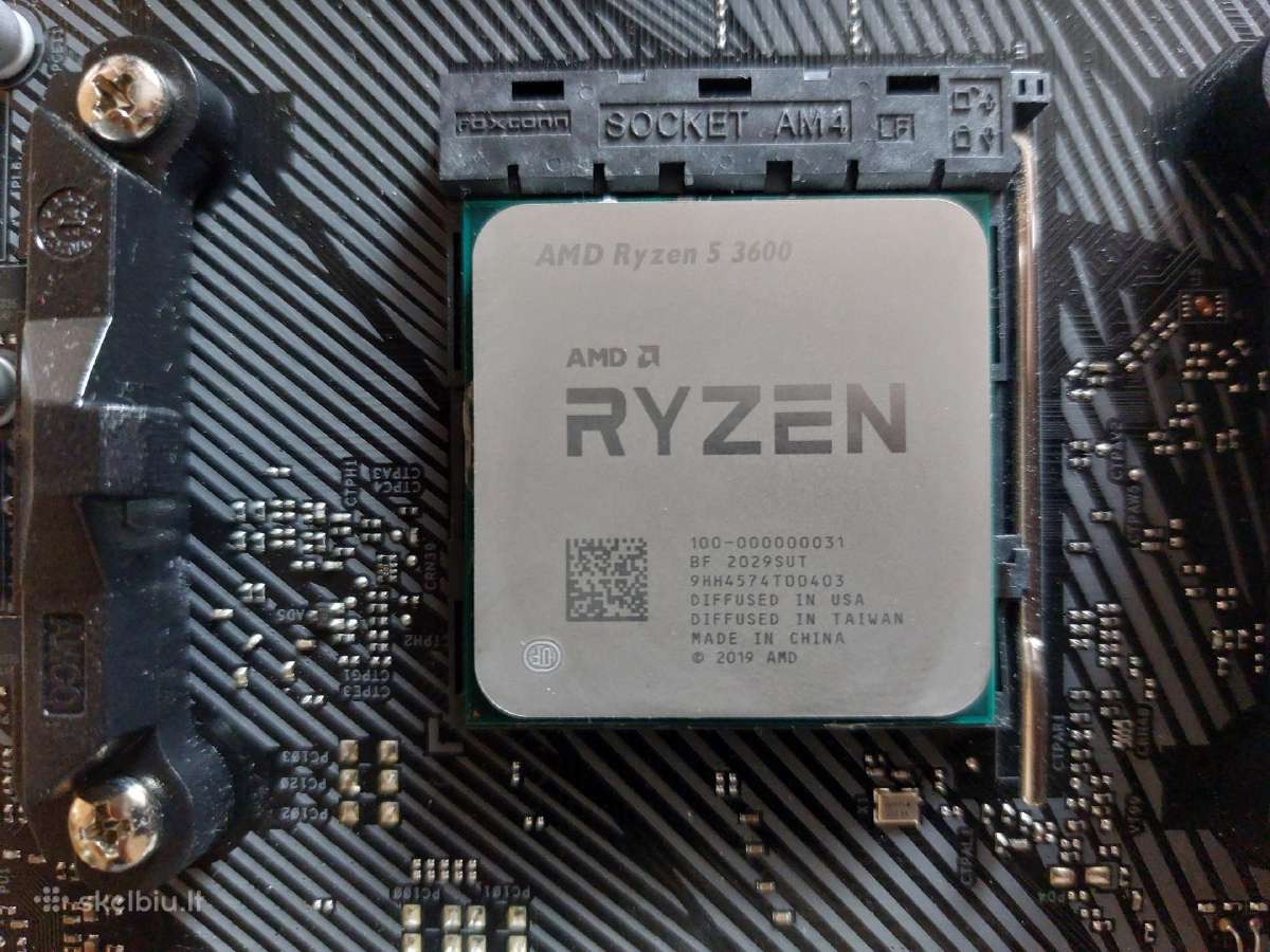 A520m-hvs su Ryzen 5 3600 - nuotraukos Nr. 4