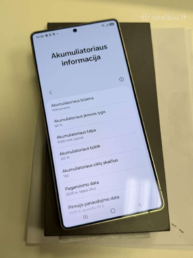 Samsung S25 Ultra - nuotraukos Nr. 6