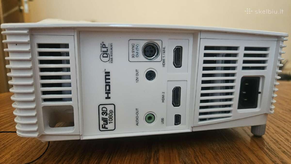Optoma Gt1080 Trumpo Nuotolio Projektorius Full HD - nuotraukos Nr. 3
