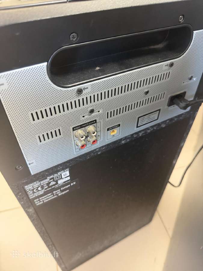 Muzikinis centras Sony Mhc-v11 - nuotraukos Nr. 5