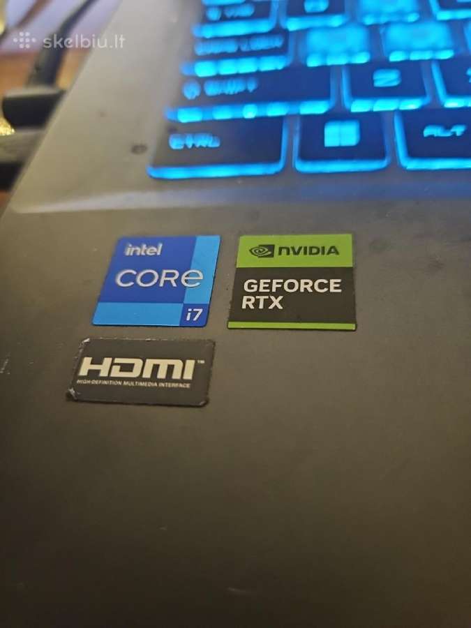Msi Thin 15 B12uc i7-12650h / 16gb / Rtx 3050 - nuotraukos Nr. 3