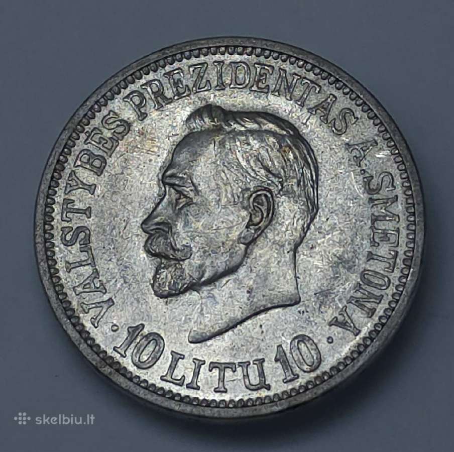 Smetona 10 litų - aunc - nuotraukos Nr. 7