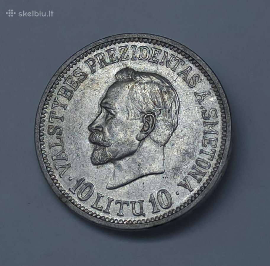 Smetona 10 litų - aunc - nuotraukos Nr. 9