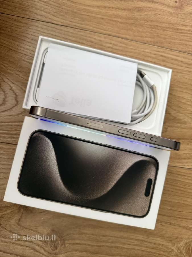 iPhone 15 pro 128gb 100% - nuotraukos Nr. 3