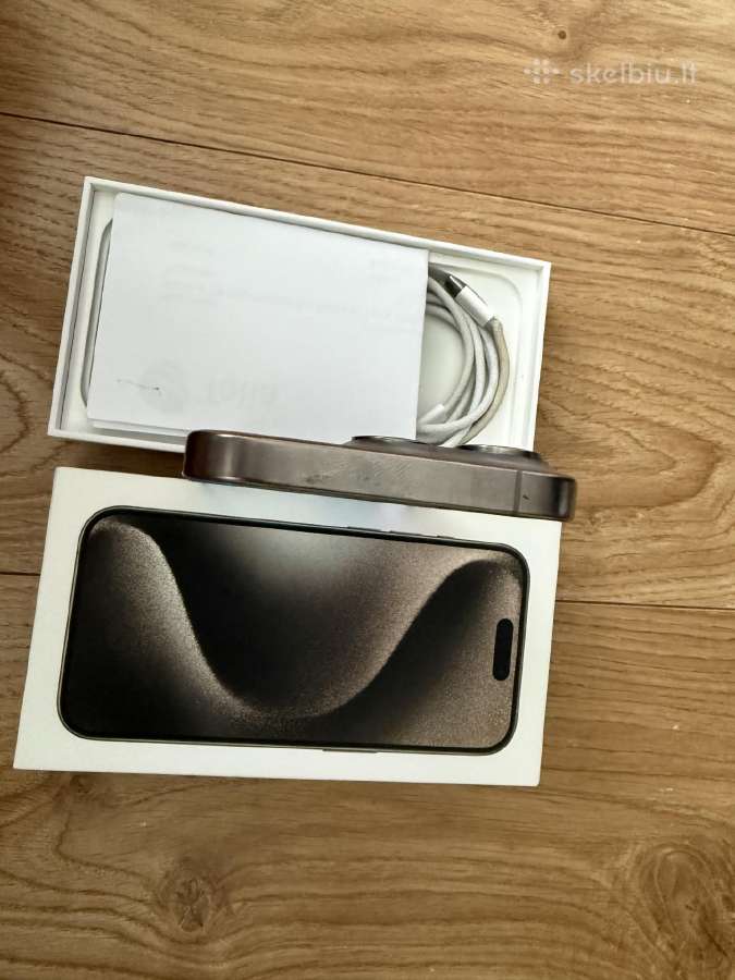 iPhone 15 pro 128gb 100% - nuotraukos Nr. 4