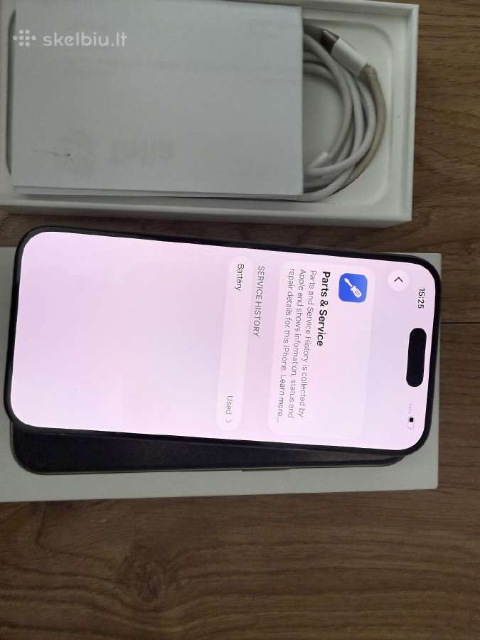 iPhone 15 pro 128gb 100% - nuotraukos Nr. 6