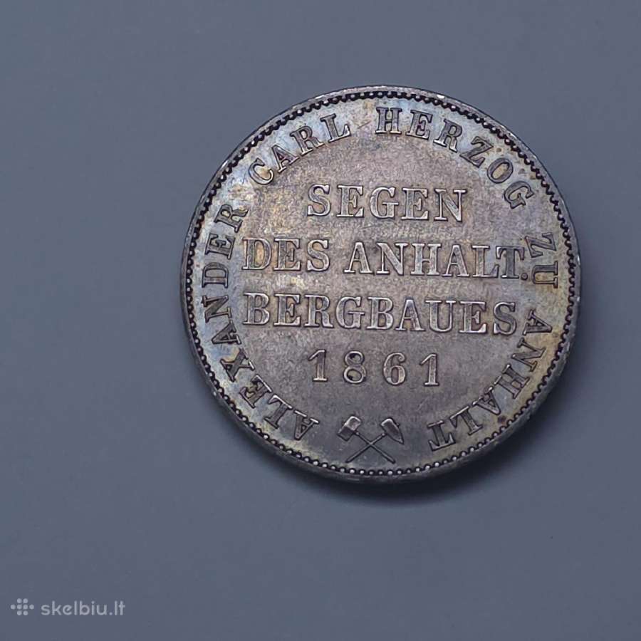 1861 m. – Anhalt-bernburg kalnakasybos taleris - nuotraukos Nr. 2